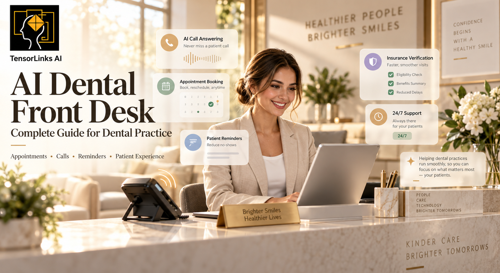 AI Dental Front Desk: Complete Guide | TensorLinks AI