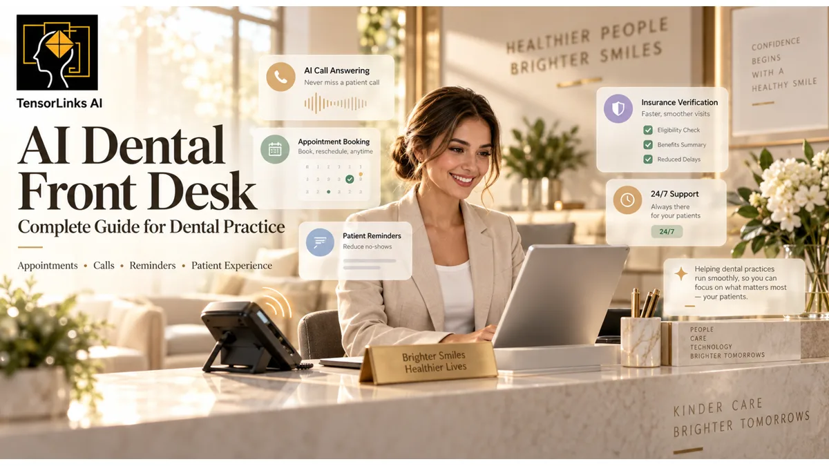 AI Dental Front Desk: Complete Guide | TensorLinks AI
