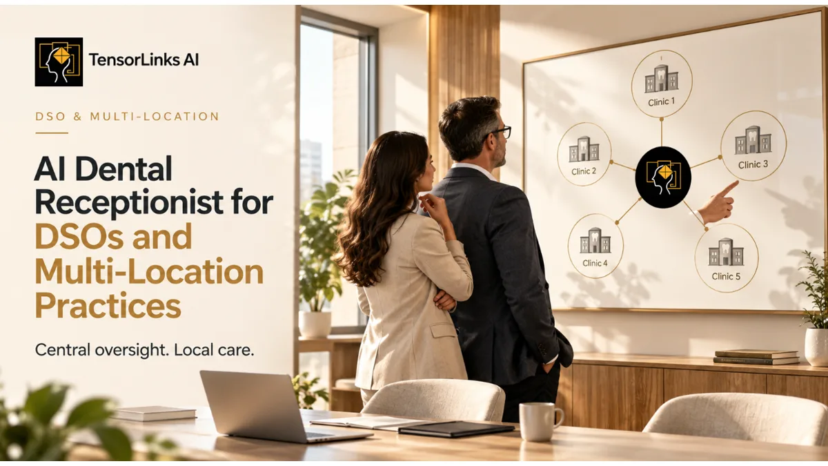 AI Dental Receptionist for DSOs and Multi-Location Practices
