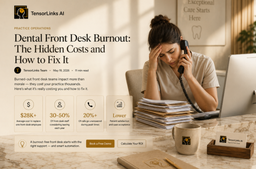 Dental Front Desk Burnout: The Hidden Costs and How to Fix It