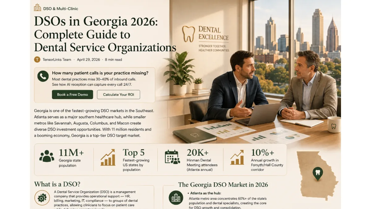 DSOs in Georgia 2026: Complete Guide to Dental Service Organizations