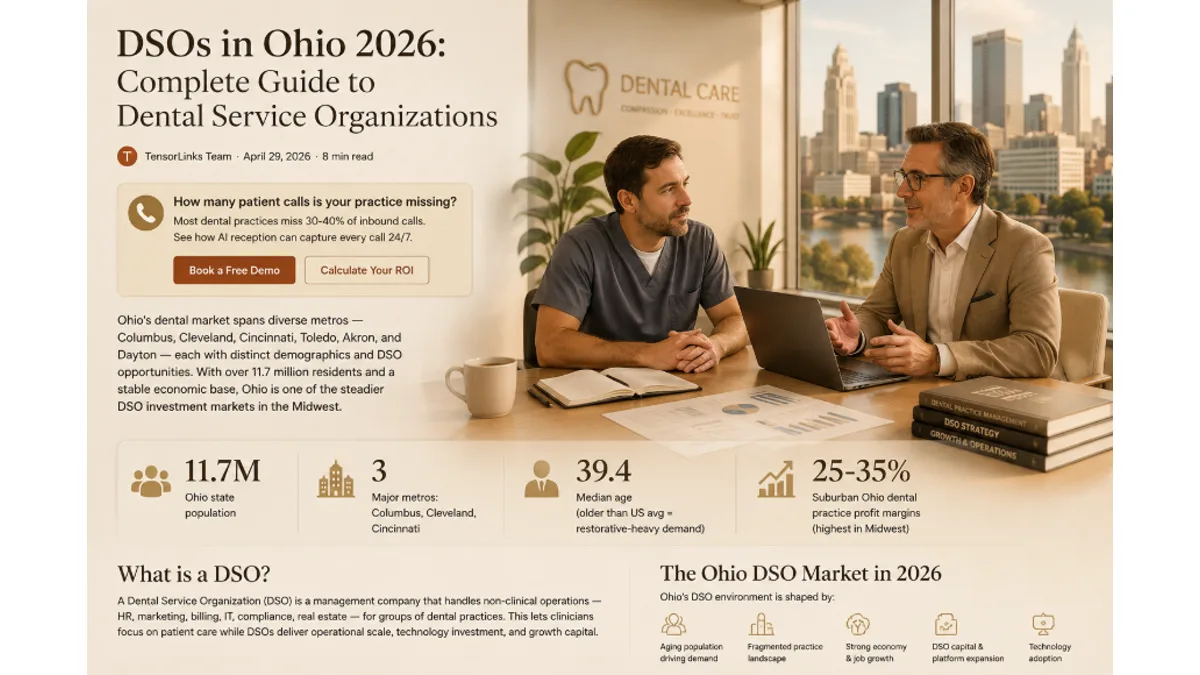 DSOs in Ohio 2026: Complete Guide to Dental Service Organizations