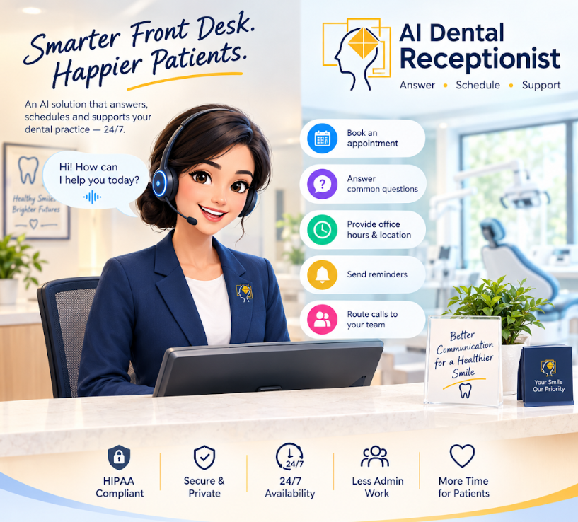 What Is an AI Dental Receptionist? A Complete Guide for U.S. Dental Practices